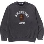 Свитшот с принтом логотипа A BATHING APE, серый - фото