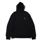 Толстовка Air Jordan Brooklyn Hoodie 'Black', черный - фото