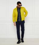 Пуховик мужской Ea7 легкий с логотипом бренда, зеленый - фото 2