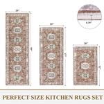 Набор кухонных ковриков Ileading, коричневый - фото 3