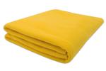 Мягкое одеяло  Zollner, желтый - фото