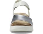 Сандалии ECCO Flowt Wedge Cork, цвет Silver/White - фото 2