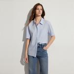 ELLE Рубашка Women's Light Blue Lapel Moderate - фото 6