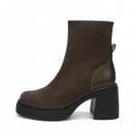 Ботильоны 7 см женские WEISHIBANGWEI, Khaki 7Cm - фото