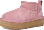 Ботинки UGG Kids Classic Ultra Mini Platform, цвет Pink Dawn - фото 7