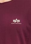 Футболка Alpha Industries SMALL LOGO, Dark Cherry/Dark Red - фото 4