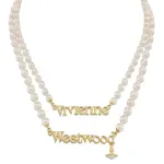 Двойное ожерелье Pearl Vivienne Westwood - фото 3