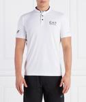Поло EA7 Slim Fit, белый - фото