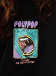 Футболка Polypop Shout T-Shirt, black - фото 4