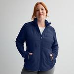 Куртка Plus size mixed media Tek Gear, Navy Romance - фото