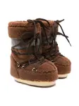 Флисовые снегоступы Icon Moon Boot Kids, коричневый - фото