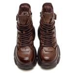 Ботинки Martin Boot женские Yao Qia, коричневый - фото 4