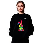 Унисекс худи Nike черное - фото 7