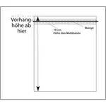 Виртовая штора «Ньюбери», (1 шт.), на заказ Wirth, цвет beere - фото 5