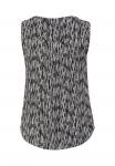 Топ Kaffe Curve KCAMI, Black Chalk Graphic Lines/Black - фото 6