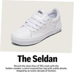Vans мужские Seldan, White/White - фото 7