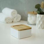 Органайзер PS с бамбуковой крышкой белый 1 шт. Soapland - фото 2