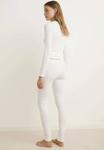 Топ Mango Long sleeved top, Ivoire/Off-White - фото 2