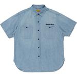 Рубашка унисекс HUMAN MADE, индиго - фото 5