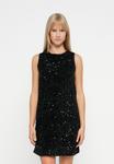 Платье ONLY ONLANIKA SEQUINS BOW DRESS , Black /Black - фото