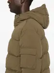 Стеганая куртка с капюшоном Herno, зеленый - фото 5