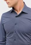 Рубашка делового кроя Slim Fit ETERNA, темно-синий - фото 5