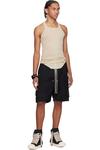 Rick Owens Топ Off-White Temple Basic Rib Tank Top - фото 4