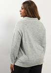 Джемпер Yours Clothing Jumper, Grey/Light Grey - фото 2