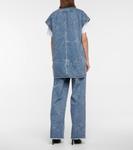 Удлиненная джинсовая куртка Dries Van Noten, синий - фото 3