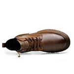 Мужские ботинки Martin черно-коричневые Romon - фото 9