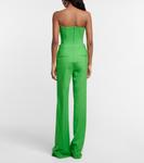 Топ-бюстье из смесовой шерсти Giuseppe di Morabito, Shocking Green - фото 3