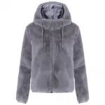Флис Rehall Fluffy-R full zip, серый - фото