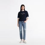 Свитшот с вышитым логотипом Tommy Hilfiger, синий - фото 6