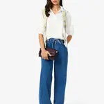 Поло с вышитым логотипом LACOSTE, 70V/Ecru - фото 5