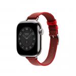 HERMES Часы Strap Apple Compatibility Polyamide Yarn Material, Black & Gold - фото 5