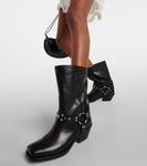 Кожаные ковбойские сапоги Antya Isabel Marant, черный - фото 4