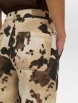 Брюки с абстрактным принтом Numph, Brown/White - фото 4