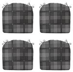 Подушка для сиденья Madison Patchy 4er-Set, серый - фото