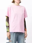 Футболка с логотипом MSGM, розовый - фото 3