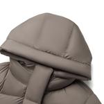 LINING Пуховик женский серо-коричневый, Tree Gray Brown - фото 5