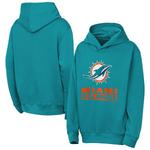 Худи Youth Aqua Miami Dolphins Back to Basics Outerstuff - фото