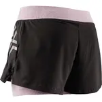 TWYCE RACE 2IN1 X-Bionic Женские беговые шорты, черный/розовый - фото 2