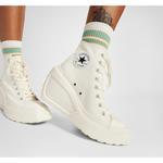 Кеды Converse Chuck 70 De Luxe Wedge, бежевые, унисекс - фото 4