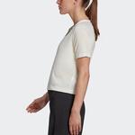 Женский топ нефритово-белый Adidas - фото 5