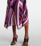 Юбка миди Iride Pucci, Fuxia/Marrone - фото 5