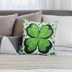 HighonHi Наволочка 4leaf Clover Green с рисунком в горошек - фото 7