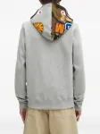 Худи на молнии A BATHING APE, серый - фото 4