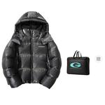 GOLFCROSS Пуховик унисекс, Metallic Silver - фото 4