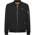 Бомбер с логотипом Philipp Plein, черный - фото