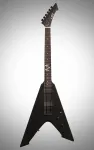 Электрогитара ESP LTD Hetfield Vulture (с чехлом), сатиновый черный - фото 2